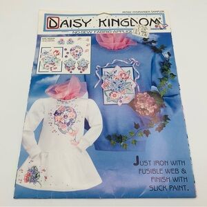 Vintage Daisy Kingdom “Hydrangea Sampler” No-Sew Fabric Appliqué 6392 90s Floral